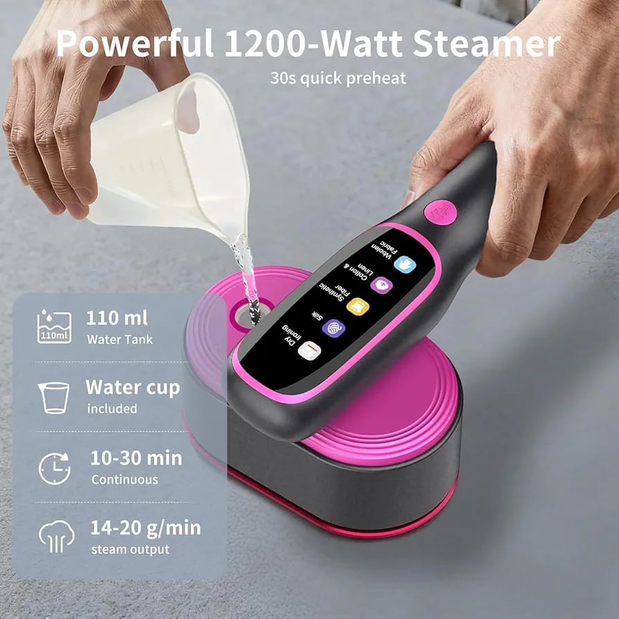 NIVO QuickPress 2-in-1 Garment Steamer & Iron